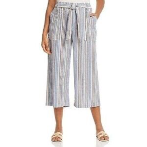 Seven 7 Pants Wide Leg Belted With Patch Pockets NWT Womens Size 14